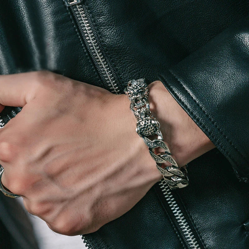 FENRIR – Doppelte Leopardenkette aus Metall